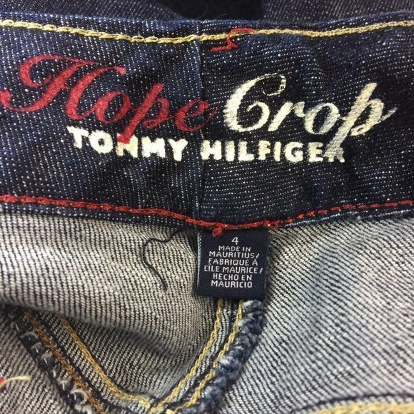 Tommy Hilfiger Hope Crop Jeans Dark Stretch 4 - Picture 4 of 9